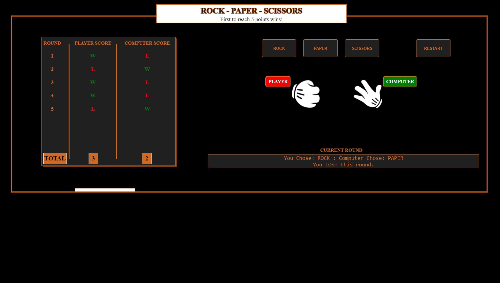 Rock Paper Scissors